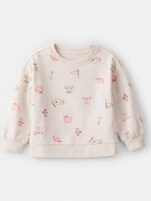 carter's Sweter w kolorze kremowo-różowym rozmiar: 104