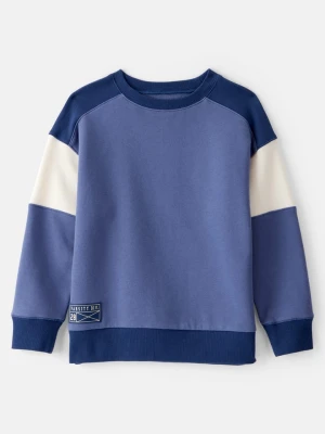 carter's Sweter w kolorze niebiesko-kremowym rozmiar: 116