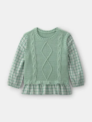 carter's Sweter w kolorze zielonym rozmiar: 92