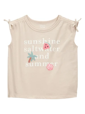 carter's Top w kolorze beżowym rozmiar: 110