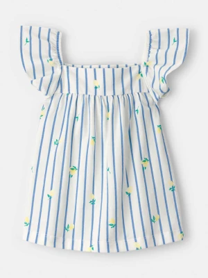carter's Top w kolorze biało-niebieskim rozmiar: 98