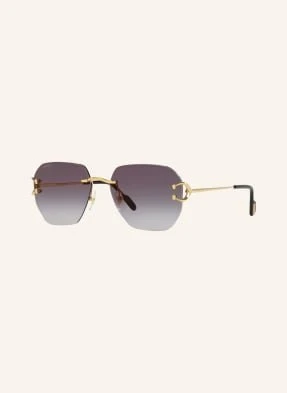 Cartier Okulary Przeciwsłoneczne 6L001667 gold