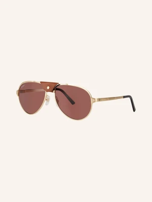 Cartier Okulary Przeciwsłoneczne ct0034s gold