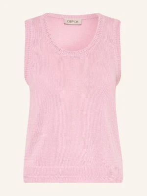 Cartoon Bezrękawowa Bluzka lila