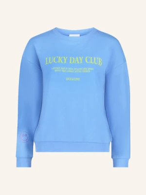 Cartoon Bluza Z Kamieniami Ozdobnymi blau