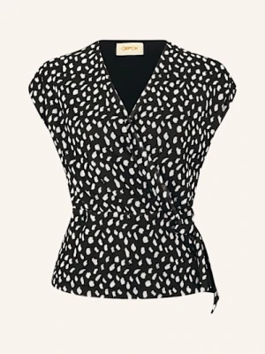 Cartoon Bluzka W Stylu Kopertowym schwarz