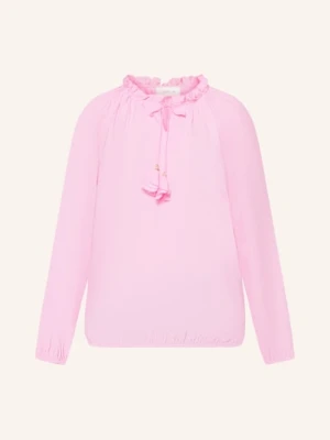 Cartoon Bluzka Z Falbanami pink