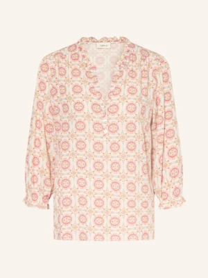 Cartoon Bluzka Z Rękawami 3/4 I Falbankowym Obszyciem weiss