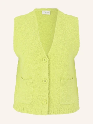 Cartoon Kamizelka Z Dzianiny Bouclé gelb