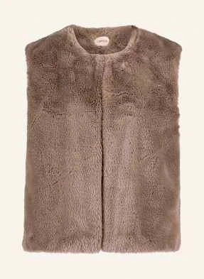 Cartoon Kamizelka Ze Sztucznego Futra beige