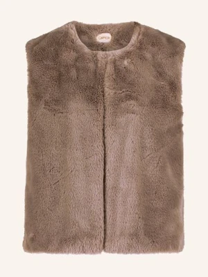 Cartoon Kamizelka Ze Sztucznego Futra beige