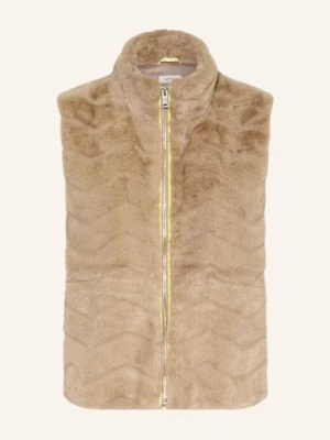 Cartoon Kamizelka Ze Sztucznego Futra braun