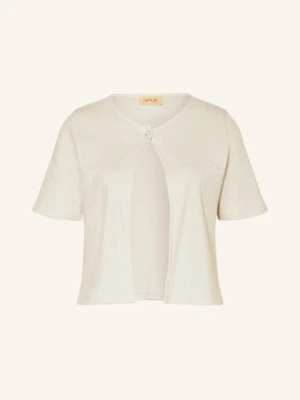 Cartoon Kardigan Z Błyszczącą Przędzą weiss