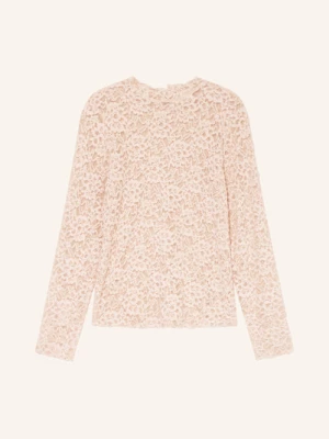 Cartoon Koszulka Z Długim Rękawem Z Koronki pink