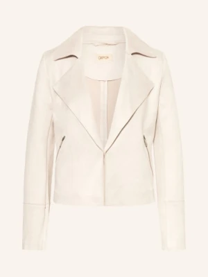 Cartoon Kurtka Imitująca Skórę grau