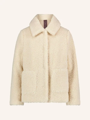 Cartoon Kurtka Z Futerkiem Teddy beige