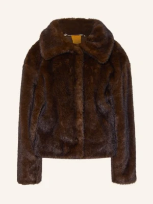 Cartoon Kurtka Ze Sztucznego Futra braun