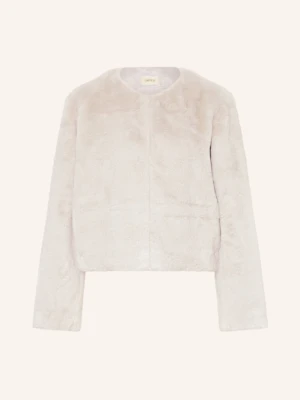 Cartoon Kurtka Ze Sztucznego Futra grau