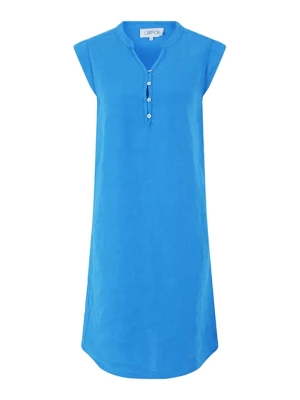 CARTOON Lniana sukienka w kolorze niebieskim rozmiar: M