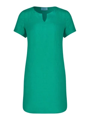 CARTOON Lniana sukienka w kolorze zielonym rozmiar: 34