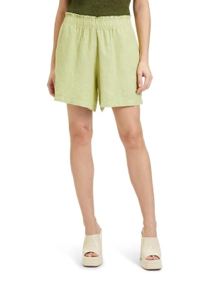 CARTOON Lniane szorty w kolorze jasnozielonym rozmiar: 38
