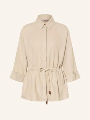 Cartoon Płaszcz Z Lnu beige