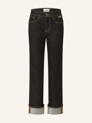 Cartoon Proste Dżinsy Z Kamieniami Ozdobnymi blau