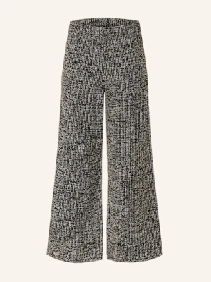 Cartoon Spodnie Marlena Z Materiału Bouclé schwarz