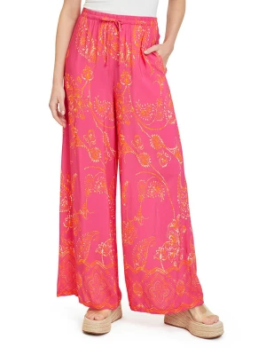 CARTOON Spodnie w kolorze różowo-pomarańczowym rozmiar: M