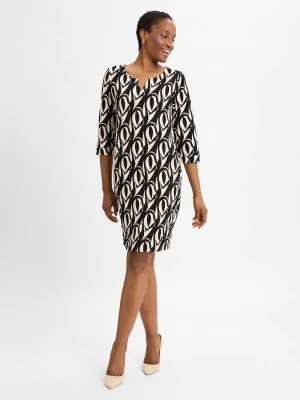 Cartoon Sukienka damska Kobiety Sztuczne włókno czarny nadruk,