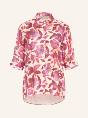 Cartoon Sukienka Koszulowa Z Lnem pink