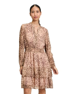 CARTOON Sukienka w kolorze beżowym rozmiar: 40