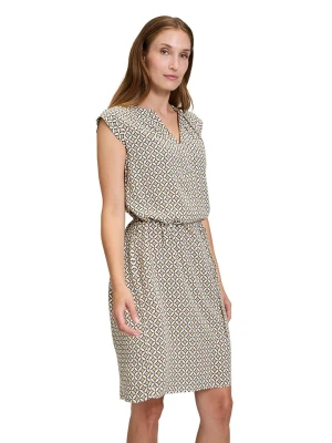 CARTOON Sukienka w kolorze biało-żółtym rozmiar: 38