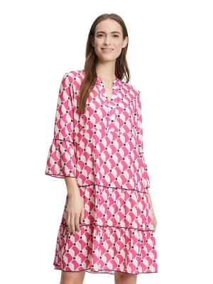 CARTOON Sukienka w kolorze różowo-kremowym rozmiar: 36