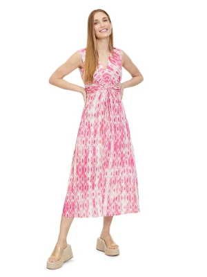 CARTOON Sukienka w kolorze różowo-kremowym rozmiar: 38