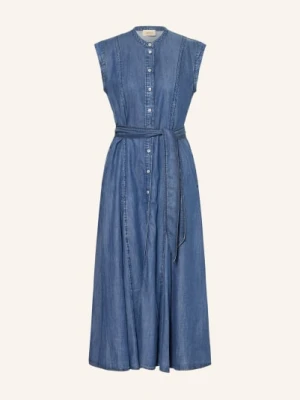 Cartoon Sukienka W Stylu Dżinsowym blau