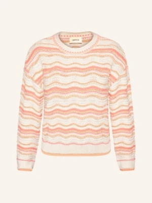 Cartoon Sweter Z Błyszczącą Przędzą weiss