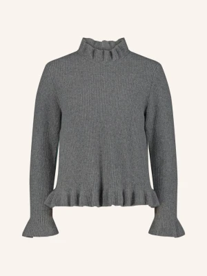 Cartoon Sweter Z Falbankami grau SZARY