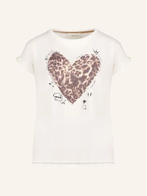 Cartoon T-Shirt weiss