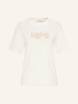 Cartoon T-Shirt weiss BIAŁY