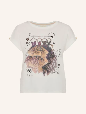 Cartoon T-Shirt weiss biały