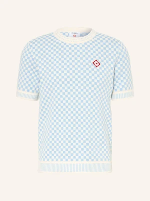 Casablanca Dzianinowa Koszulka blau
