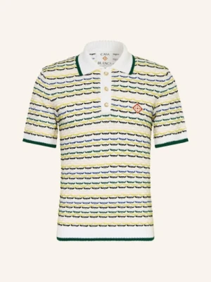 Casablanca Dzianinowa Koszulka Polo beige