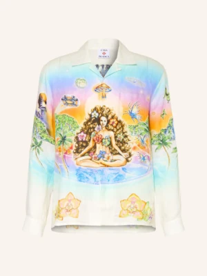 Casablanca Koszula Resortowa Innersense Relaxed Fit Z Lnu weiss