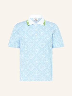 Casablanca Koszulka Polo Z Żakardowym Wzorem blau