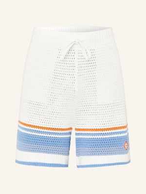 Casablanca Szorty Z Dzianiny Relaxed Fit weiss biały
