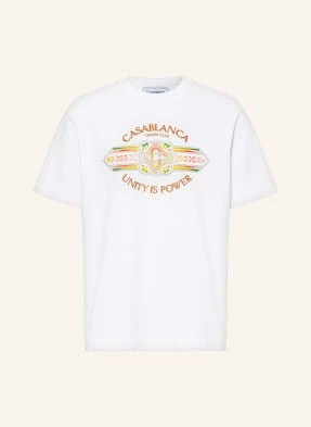 Casablanca T-Shirt Unitiy Is Power weiss