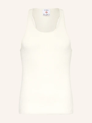 Casablanca Top Z Dzianiny weiss
