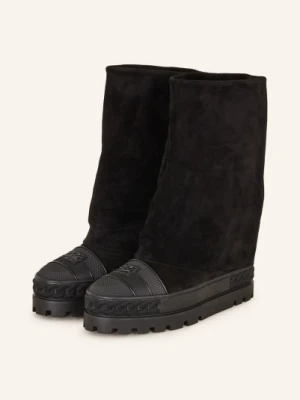 Casadei Botki Na Platformie Ginnica schwarz