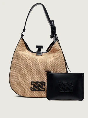 Casadei Hobo + saszetka QT | z dodatkiem skóry